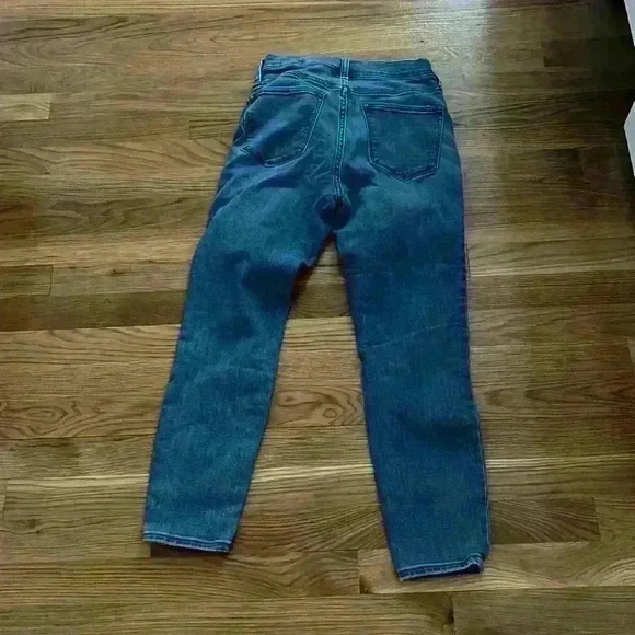 Jcrew button fly 9 inch high rise skinny jeans - Picture 4 of 5